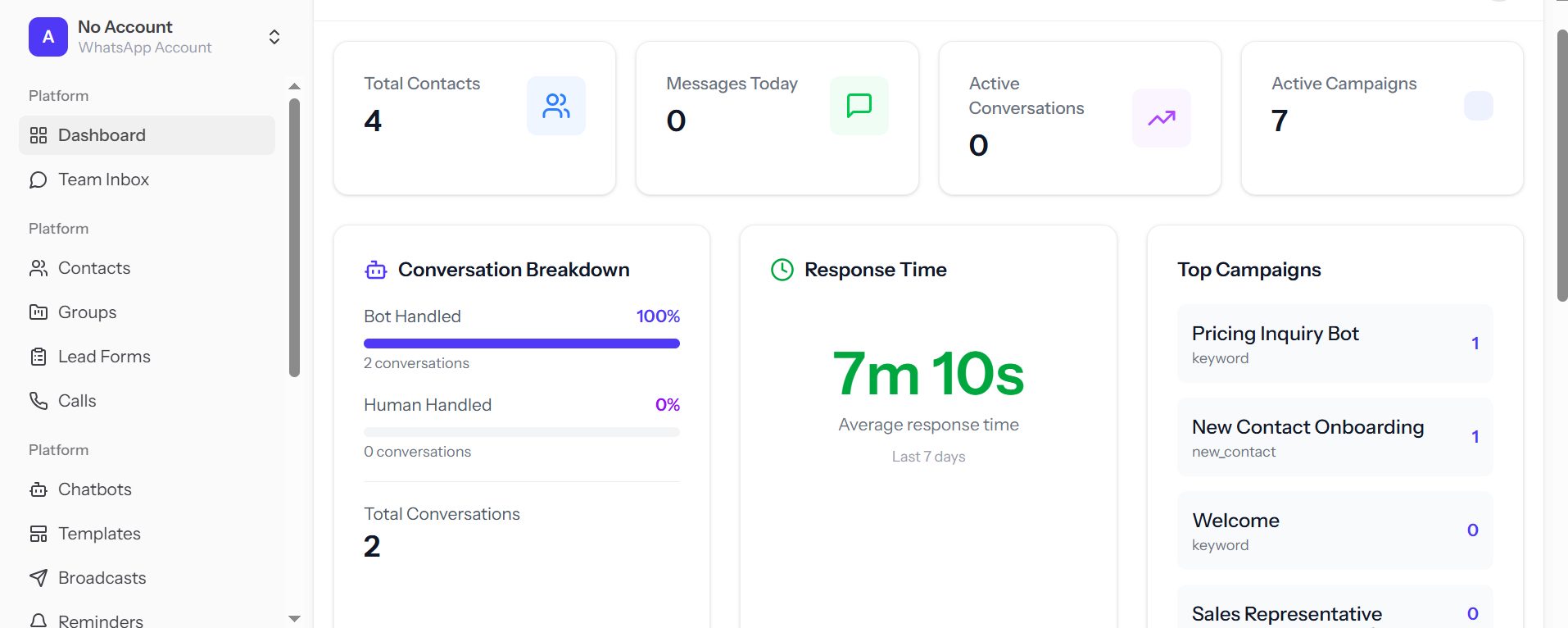 Waptimize WhatsApp Chatbot
